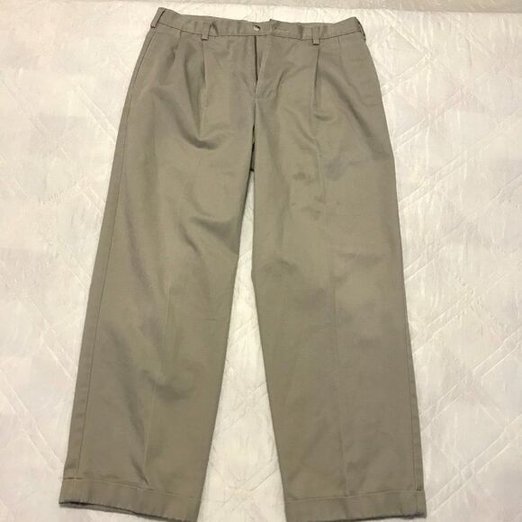 Izod Chino 100% cotton tan pants‎ 36X30 - Picture 1 of 5